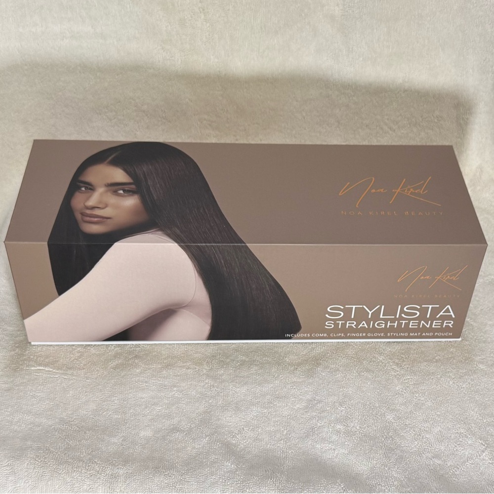 NUME Noa Kirel Beauty Stylista Hair Straightener w/ Accessories - Rose Gold